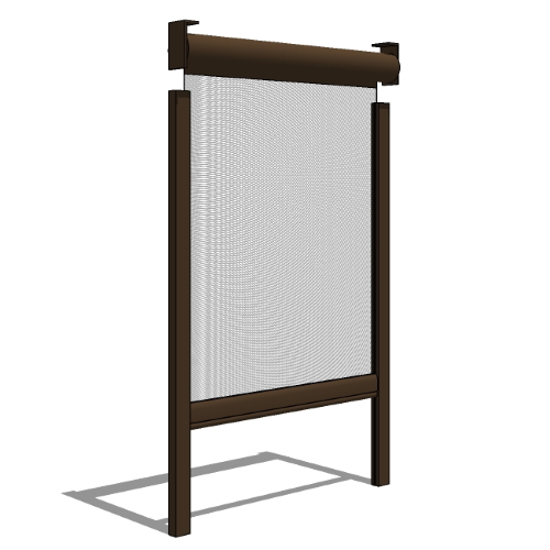 Motorized Retractable Wall Screens: System with Recessed Side Track - External Assembled