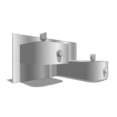 Model 1119/1119HO: Wall Mounted/Touchless Hi-Lo Drinking Fountain