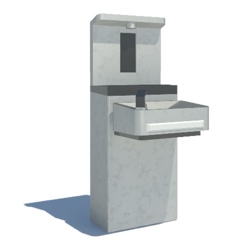 Model 1211S/1211SF: Wall Mount ADA Water Cooler with Bottle Filler