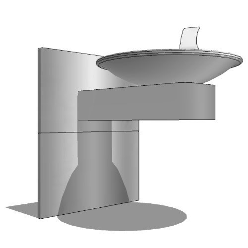 Model 1001/1001HO: Wall Mounted/Touchless Drinking Fountain