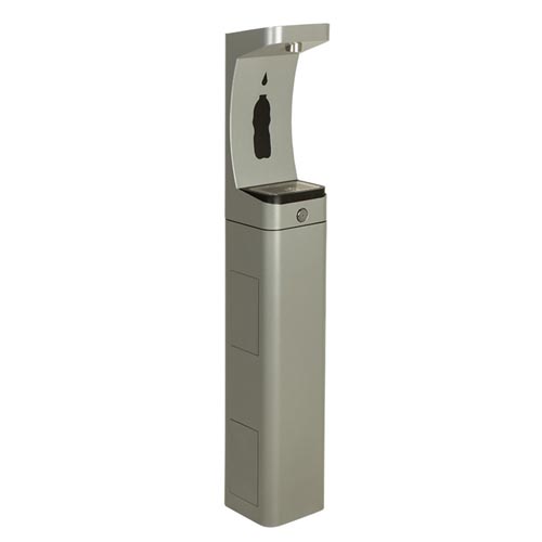 CAD Drawings BIM Models Haws Corporation Model 3610: ADA Outdoor Stainless Steel Pedestal Bottle Filler