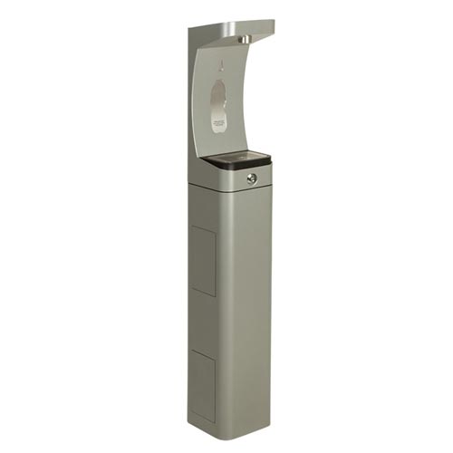 CAD Drawings BIM Models Haws Corporation Model 3610FR: ADA Outdoor Freeze-Resistant Stainless-Steel Pedestal Bottle Filler