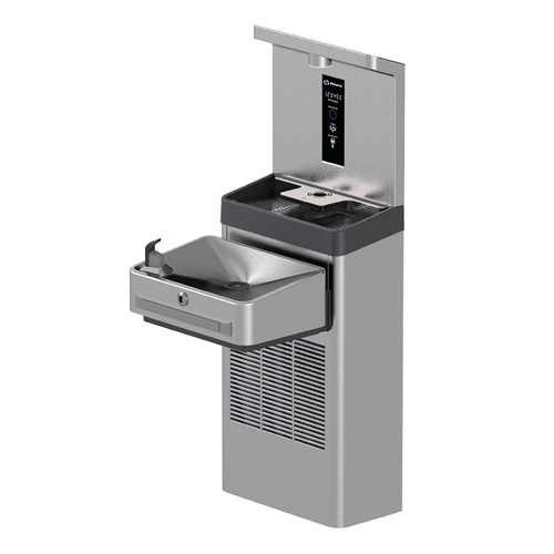 CAD Drawings Haws Corporation Model 1211SH: Wall Mounted ADA Touchless Water Cooler with Bottle Filler