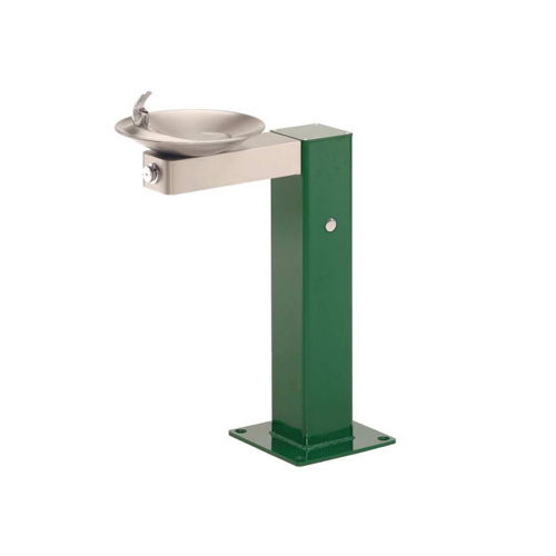 CAD Drawings BIM Models Haws Corporation Model 3377: Pedestal Barrier-Free Steel Drinking Fountain