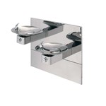 View Model 1011HPSMS: Wall Mounted Dual ADA Drinking Fountain with Mounting System