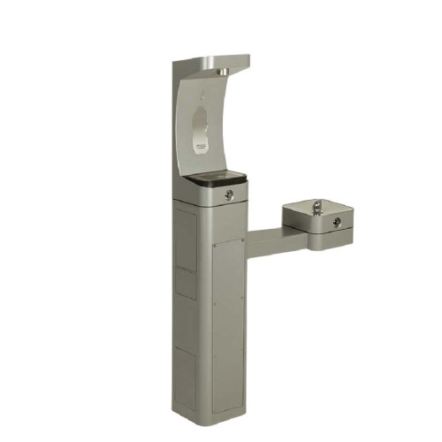 CAD Drawings Haws Corporation Model 3611FR: ADA Outdoor Freeze-Resistant Stainless-Steel Bottle Filler and Fountain