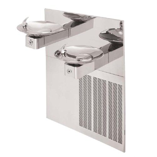 CAD Drawings Haws Corporation Model H1011.8HPSHO: ADA Chilled Dual Wall-Mount Fountain