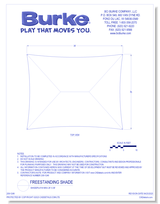 ShadePlay Max 28' x 36'