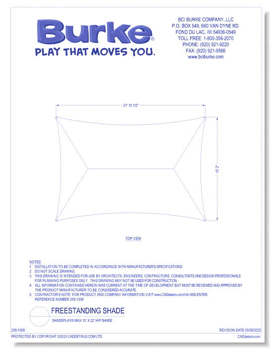 ShadePlay® Max 15' x 22' Hip Shade