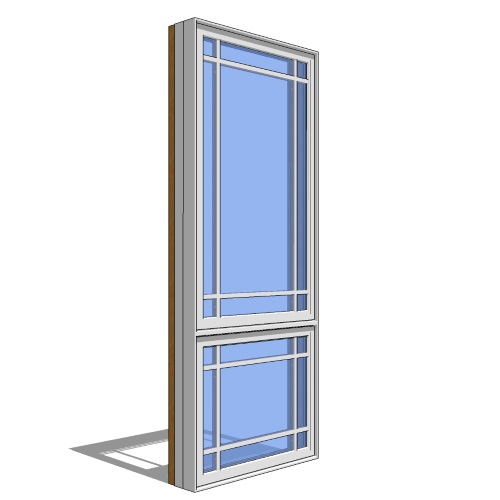Premium Series™ Window Revit Object: Awning Picture Stack - 1 Wide