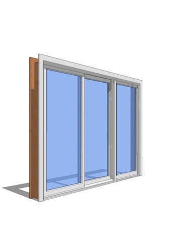 Bim Models Of Patio Doors Caddetails Bim Models Of Patio Doors Caddetails, 3 Panel Sliding Door Revit