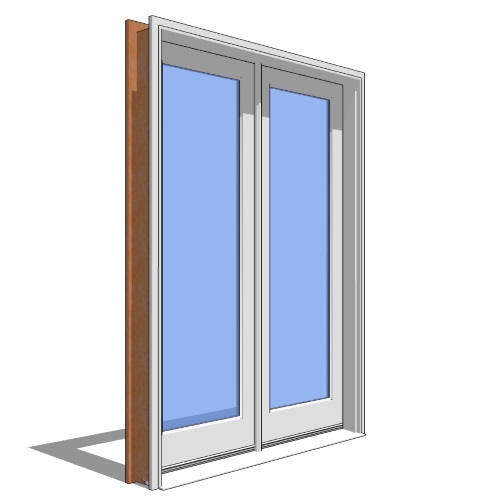 Premium Series™ Door Revit Object: Inswing Door (1 3/4" Panel) - 2 Panel