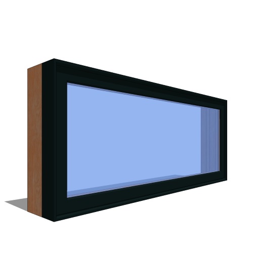 Contemporary Collection™ Window Revit Object: Casement Transom - 1 Wide