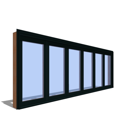 Contemporary Collection™ Window Revit Object: Bi-Fold