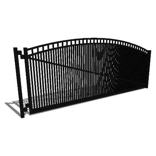 Double Gate Industrial Ascot 03 Arch 3-CH 54" (GT03D192IA543)