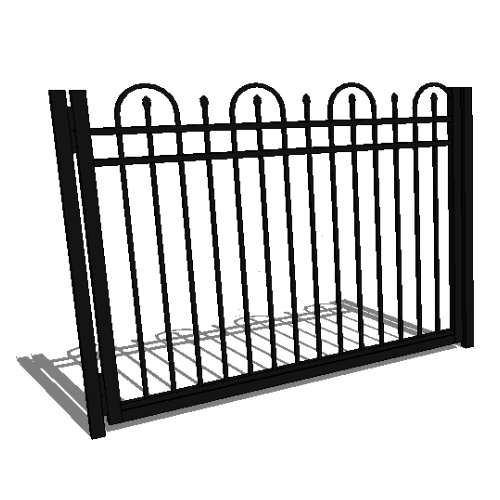 Double Gate Residential Newcastle II 3-CH 54" (GT####)