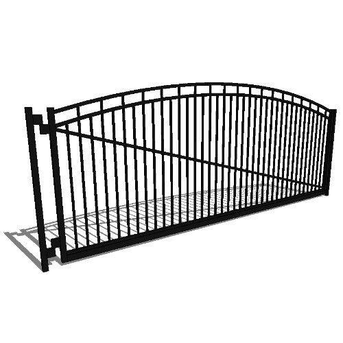 Single Gate Commercial Fairmount 03 Arch 3-CH (GT###)