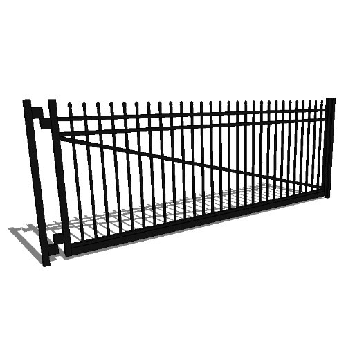 Single Gate Industrial Belmont 3-CH (GTD192IB603)