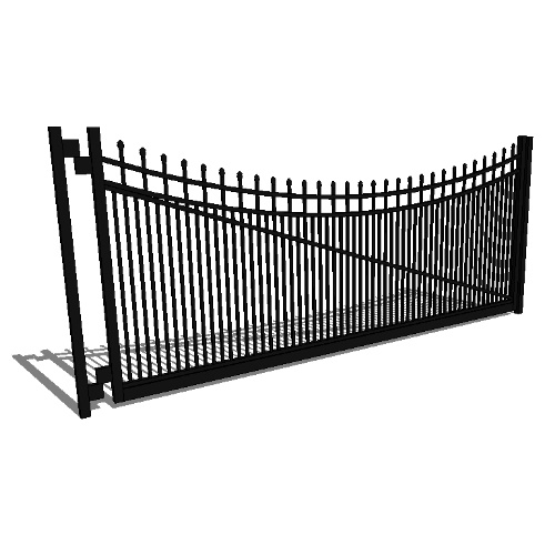Single Gate Residential Belmont 02 Arch 3-CH (GT02D192RB603)