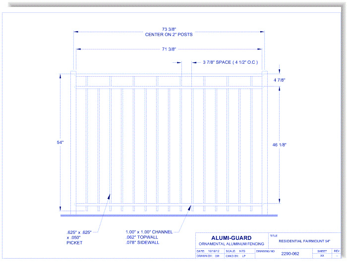 Residential Fairmount 54" (RF543S)