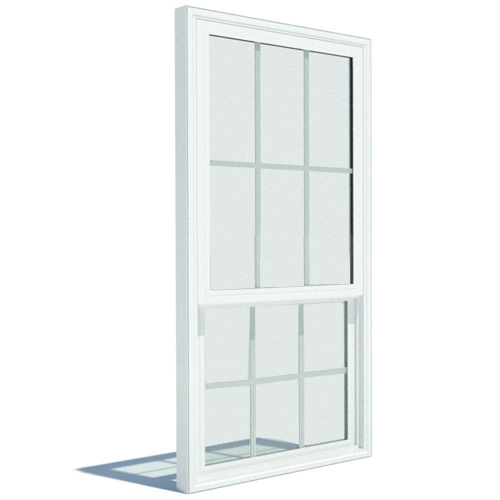 Impervia Series: Single Hung Window, Contemporary Unit