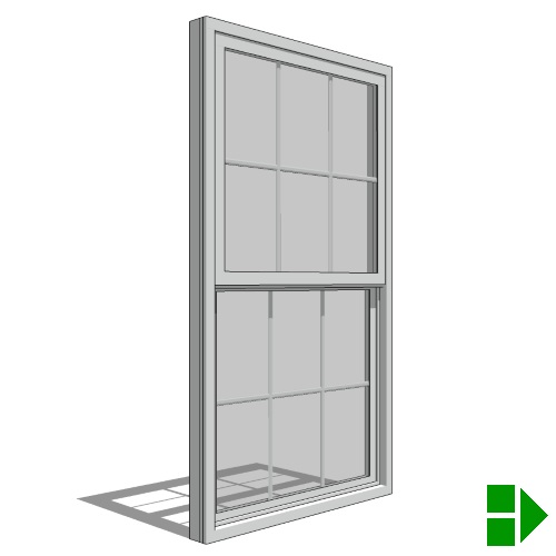 Impervia Series: Single Hung Window, Vent Unit