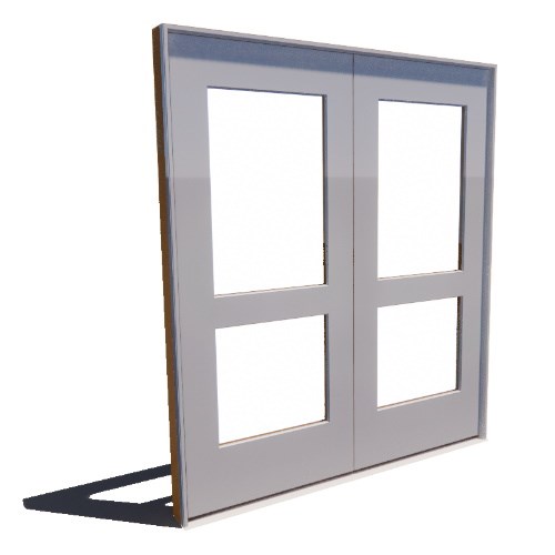 Reserve Series Traditional: Commercial Double Door, Hinged, Active Unit