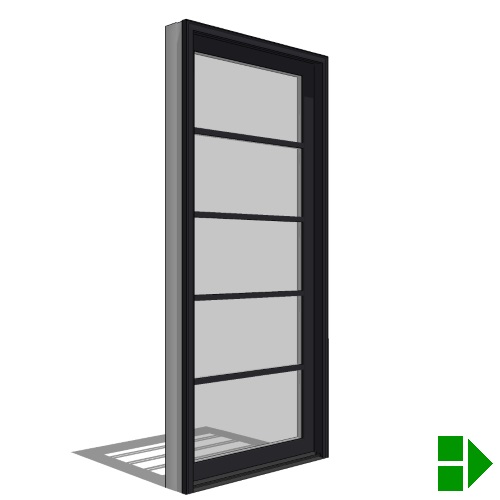 Reserve Series Contemporary: Sliding Door, Fixed Panel