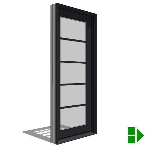 Reserve Series Contemporary: In-Swing Window, Single, Fixed Units