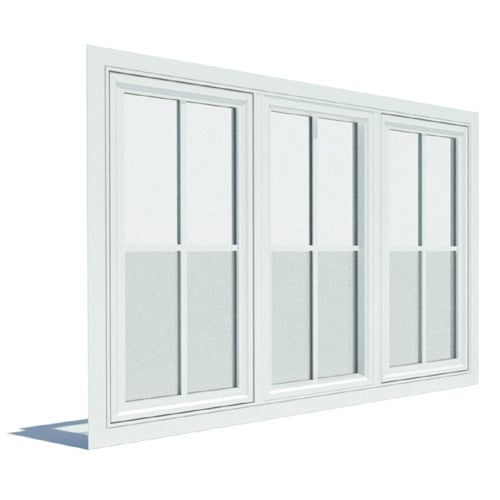 250 Series: Casement Window, Vent Unit, Triple