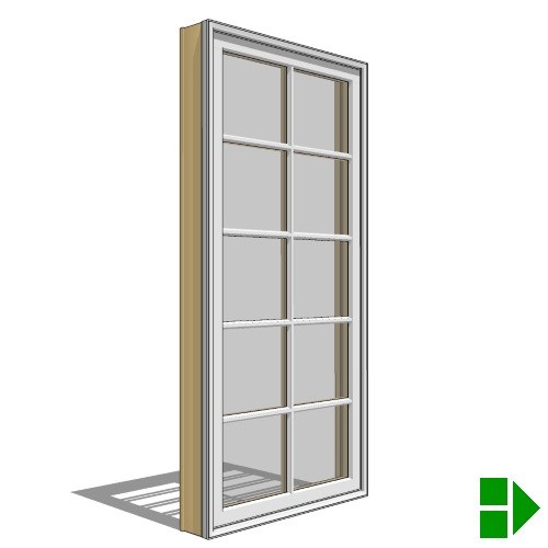 Reserve Series Traditional: Casement Window, Vent Unit