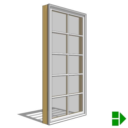 Lifestyle Dual-Pane Series: Casement Window, Vent Units