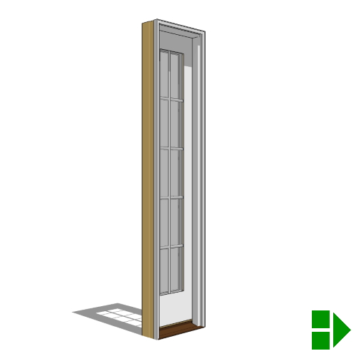 Lifestyle Triple-Pane Series: In-Swing Door, Sidelight Units