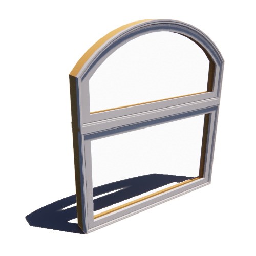 Reserve Series Traditional: Awning Window, Vent Unit with Archtop Transom