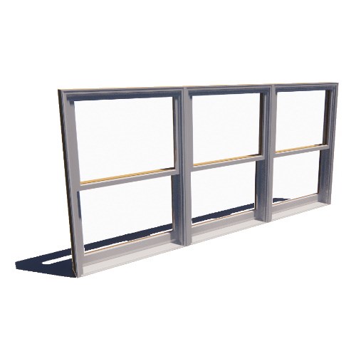 Reserve Series Traditional: Single-Hung Window, Vent Unit, Multi-Wide (2-3)