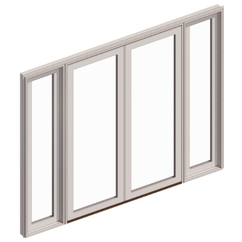 250 Series: Hinged Door, Double Outswing, Sidelights