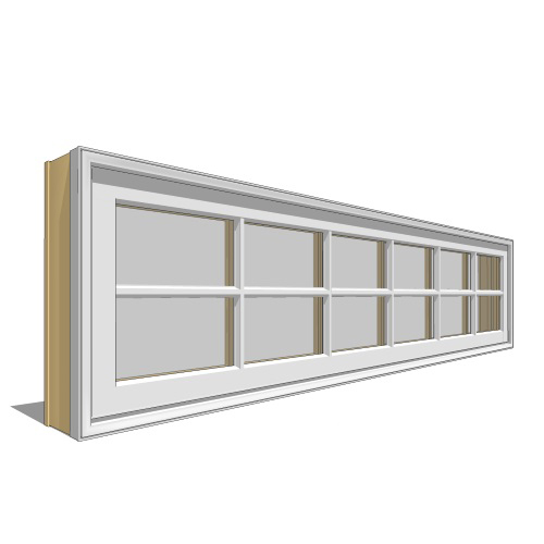 CAD Drawings BIM Models Pella Corporation Pella Reserve, Clad, Wood, Sliding Window, Transom Unit