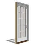 View Pella Reserve, Clad, Wood, In-Swing Door, French-Single, Left Hand Units