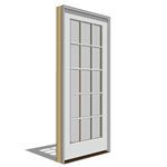View Pella Reserve, Clad, Wood, Out-Swing Door, French-Single, Fixed Units