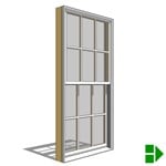 View Lifestyle Dual-Pane Series Double-Hung Window, Vent Units