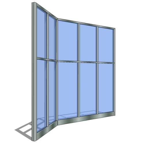 14000 Series Storefront Framing Curtainwall / Window - T14000