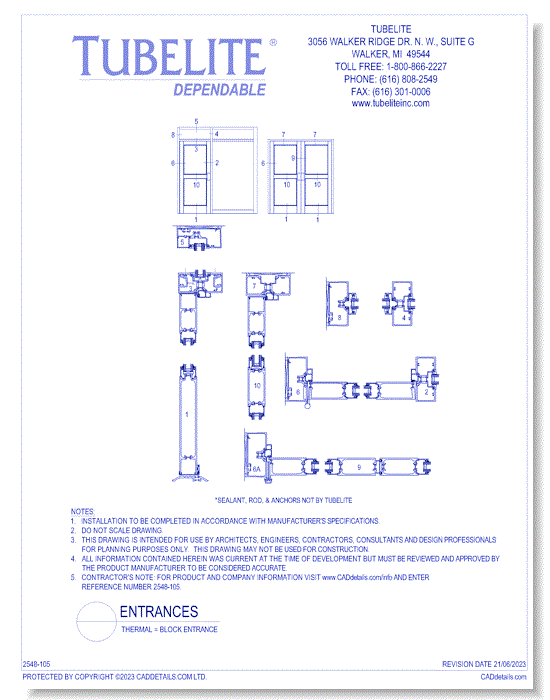 Thermal = Block Entrance