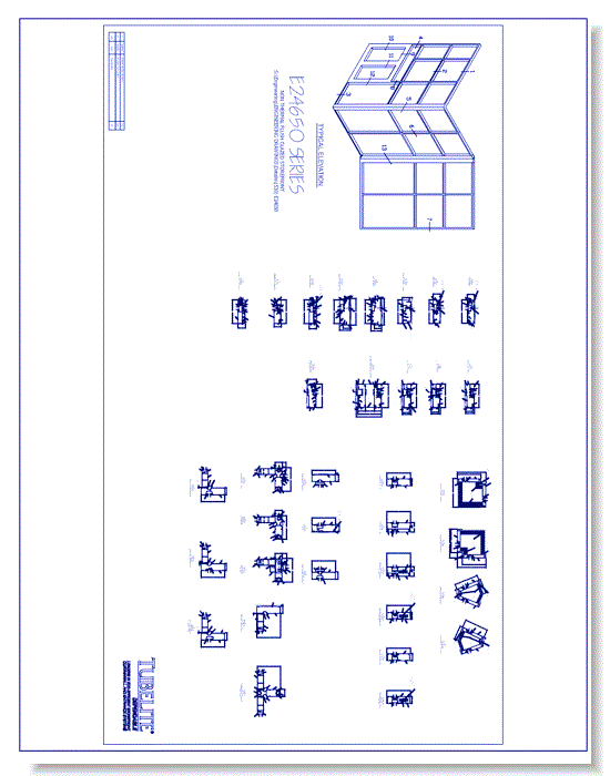 E24650 Series Storefront Framing Curtainwall