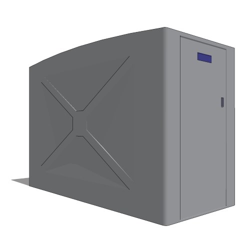 Bike-Shell™ Model 301W (1 Door, 2 Bike Capacity Rectangular Unit)