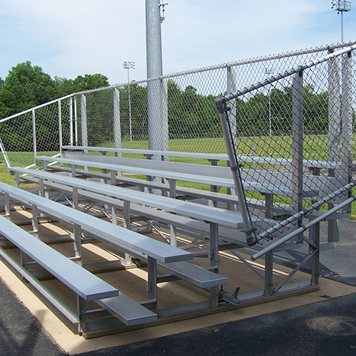 CAD Drawings National Recreation Systems, Inc. 5 Row Transportable Standard Bleachers ( NA-0515TPSTD_CL )