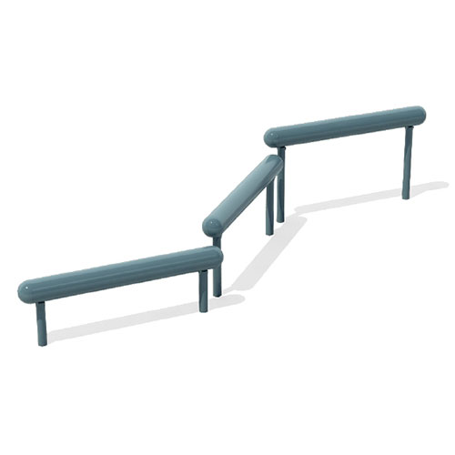 CAD Drawings Superior Recreational Products | Playgrounds Fitness Equipment: Beam Run (60019405XX)