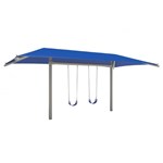 View Freestanding Play: Single Post Swing Frame With Shade (TFR0642XX)