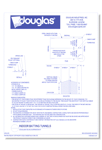 Douglas® Ceiling Suspension Kit