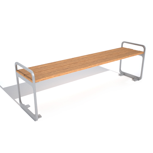 Plaza Collection: Backless Bench