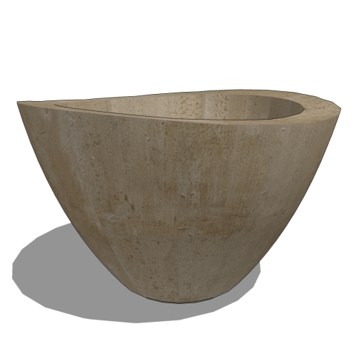 CAD Drawings BIM Models Kornegay Design LLC Dune Series Planter